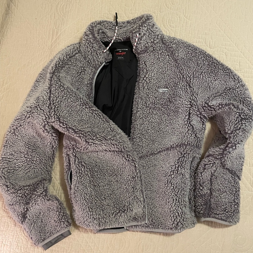 ATG BY WRANGLER sherpa jacket womens